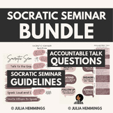 Socratic Seminar Bundle: Anchor Charts and Desktop Cheat Sheets