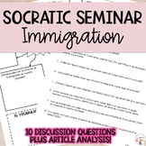 Socratic Seminar (Class Discussion): Immigration (Spanish)