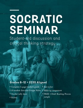 Preview of Socratic Seminar Critical Reading and Thinking