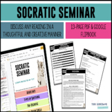 Socratic Seminar Flipbook for Any Text - DIGITAL & PRINT