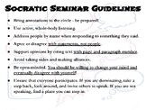 Socratic Seminar Guideline Poster 18x24