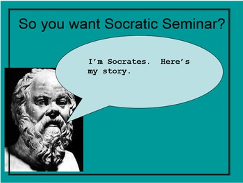 Preview of Socratic Seminar Introduction PowerPoint