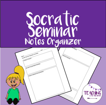 Preview of Socratic Seminar Note-Taking Sheet