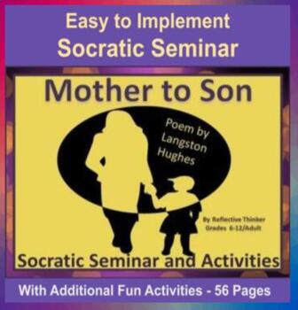 Preview of Socratic Seminar and Activities:  Mother to Son, a poem by Langston Hughes
