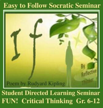 Preview of Socratic Seminar and Activities:  Poetry Analysis of “If” by Rudyard Kipling