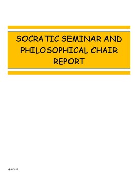 Preview of Socratic Seminar and Philosophical Chairs Guide