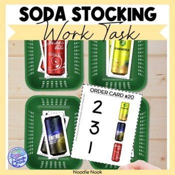 Preview of Soda Stocking - Work Tasks for Vocational Skills in Special Ed & LIFE Skills