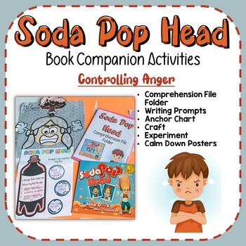 Preview of Soda Pop Head Activities & Craft (Controlling Anger)