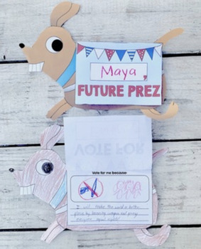 Preview of Sofia Valdez, Future Prez: Election Day Craft - Vote for Me President's Day ELA