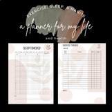 Soft Boho Colors: One-Year Planner for Exercise, Sleep, an