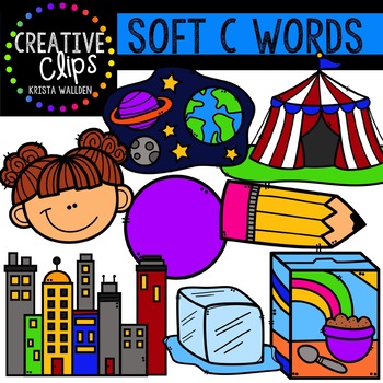 Preview of Soft C Clipart {Creative Clips Digital Clipart}