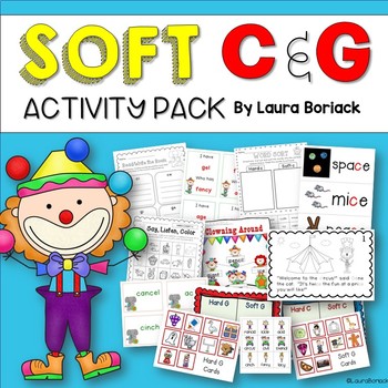 1st soft c grade worksheets Over Soft the C   Boriack Pack 1st Activity G Laura and by