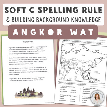 Preview of Soft C Spelling Rule and Building Background Knowledge of Monument Angkor Wat