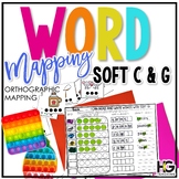 Soft C and G Word Mapping Worksheets and Literacy Centers 