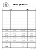 Soft C & Soft G (s sounds) -ce and -ge Worksheet - UFLI Al