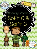 Soft C and Soft G: No Prep Phonics Pack