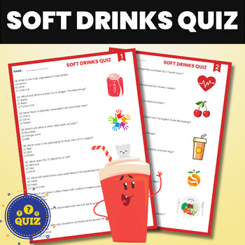 Preview of Soft Drinks Quiz | Food and Cuisines Trivia Quiz