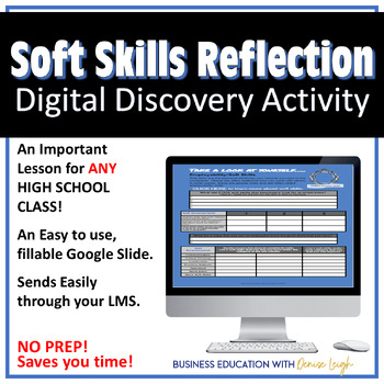 Preview of Soft Skills Employability Skills Reflection Activity -Great First Week of School