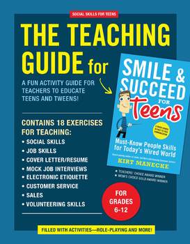 Preview of Soft Skills-Employment: Teaching Guide for Smile & Succeed for Teens