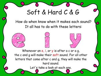Preview of Soft and Hard C & G Multi-Syllable Words  Smart Notebook & Worksheet Mini Lesson