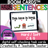 Soft and Hard C and G Boom Cards™️ | Soft C & G Sentences 