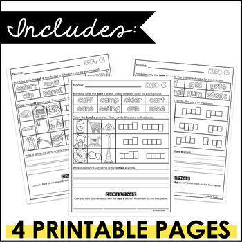 hard and soft c and g worksheets freebie by teacher jeanell tpt