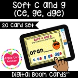 Soft c & g (ce, ge, dge) BOOM Cards™ | 2nd Wonder Unit 2 W