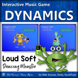 Music Dynamics Loud and Soft Interactive Music Game {Monsters}