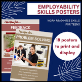 Soft skills posters for career classroom décor