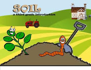 Preview of Soil - A Third Grade SmartBoard Introduction