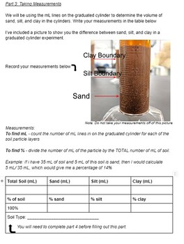 Preview of Soil Classification Lab with CER | Earth and Environmental Science