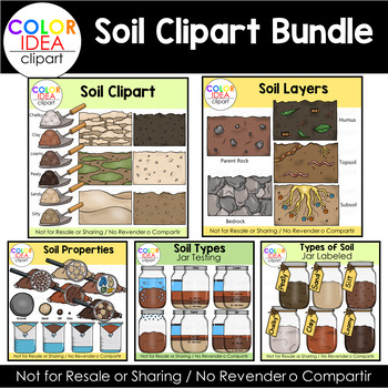 Preview of Soil Clip Art Bundle