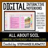 Soil Digital Interactive Notebook | Google Slides & Microsoft PP