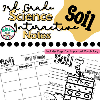 Preview of Soil Interactive Drawing Notes (Interactive Notebook)