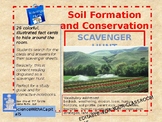 Soil Formation and Conservation Scavenger Hunt - Fully Editable