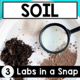 Soil Layers & Properties Labs in a Snap | 2nd Grade 3rd Gr