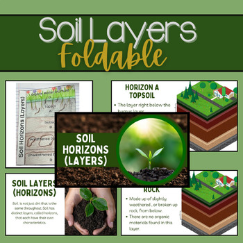 Preview of Soil Layers (Horizons) Foldable