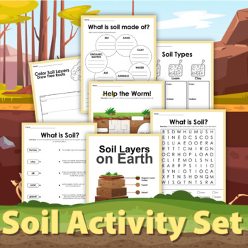 Preview of Soil Layers of Earth Activities and Worksheets