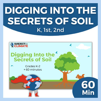 Preview of Soil Lesson Plan | Science | Worksheet & Vocab Cards | K-2