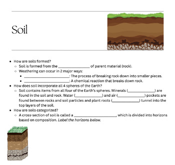 Preview of Soil Notes