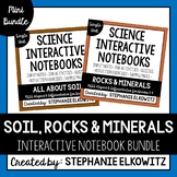 Soil, Rocks and Minerals INB Bundle | Editable Notes
