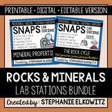 Rocks & Minerals Lab Stations Bundle | Printable, Digital 