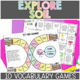 Soil Science Vocabulary Games Centers