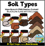 Soil Types Clipart for Commercial Use