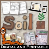 Soil Unit – Printables, PowerPoint, Interactive Notebook -