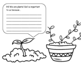 Soil is Important Worksheet and Colouring Pages