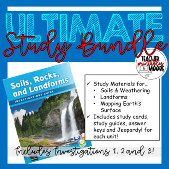 Preview of FOSS Soils, Rocks & Landforms COMPLETE Study Bundle!