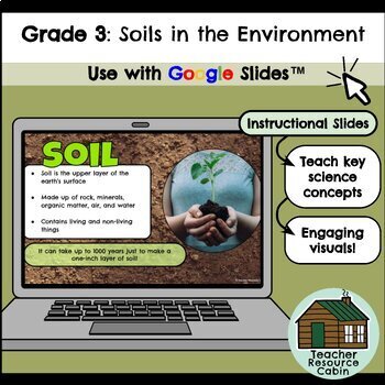 Soils in the Environment Lesson Slides for Google Slides™ (Grade 3 Science)