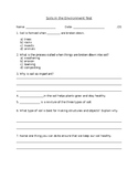 Soils in the Environment Test (Ontario Curriculum)