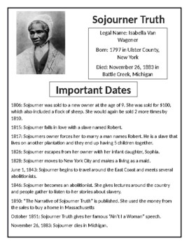 a essay about sojourner truth